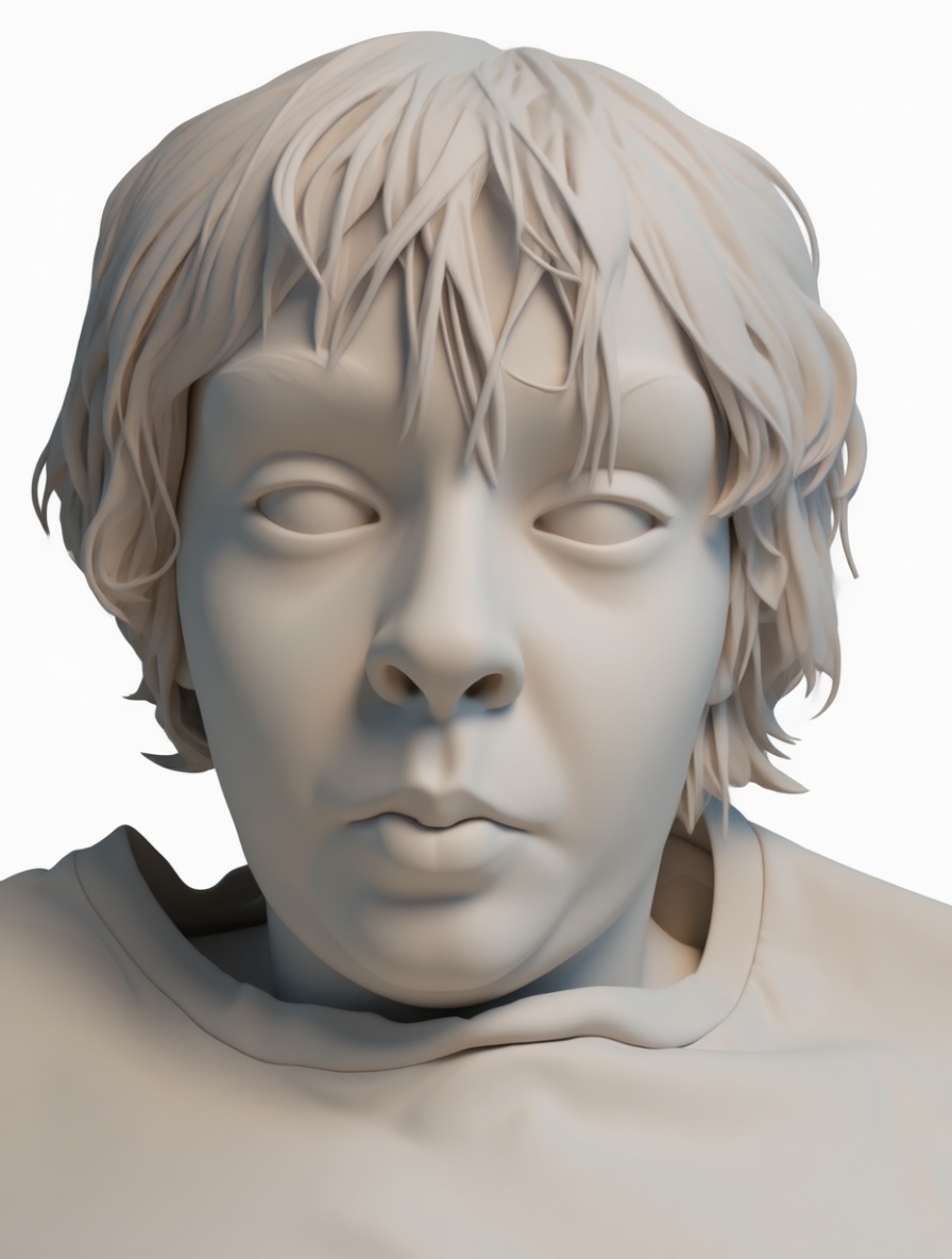 Young Boy Bust free 3D printable STL