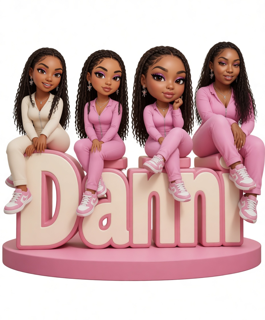 Danni Cartoon Figurine free 3D printable STL