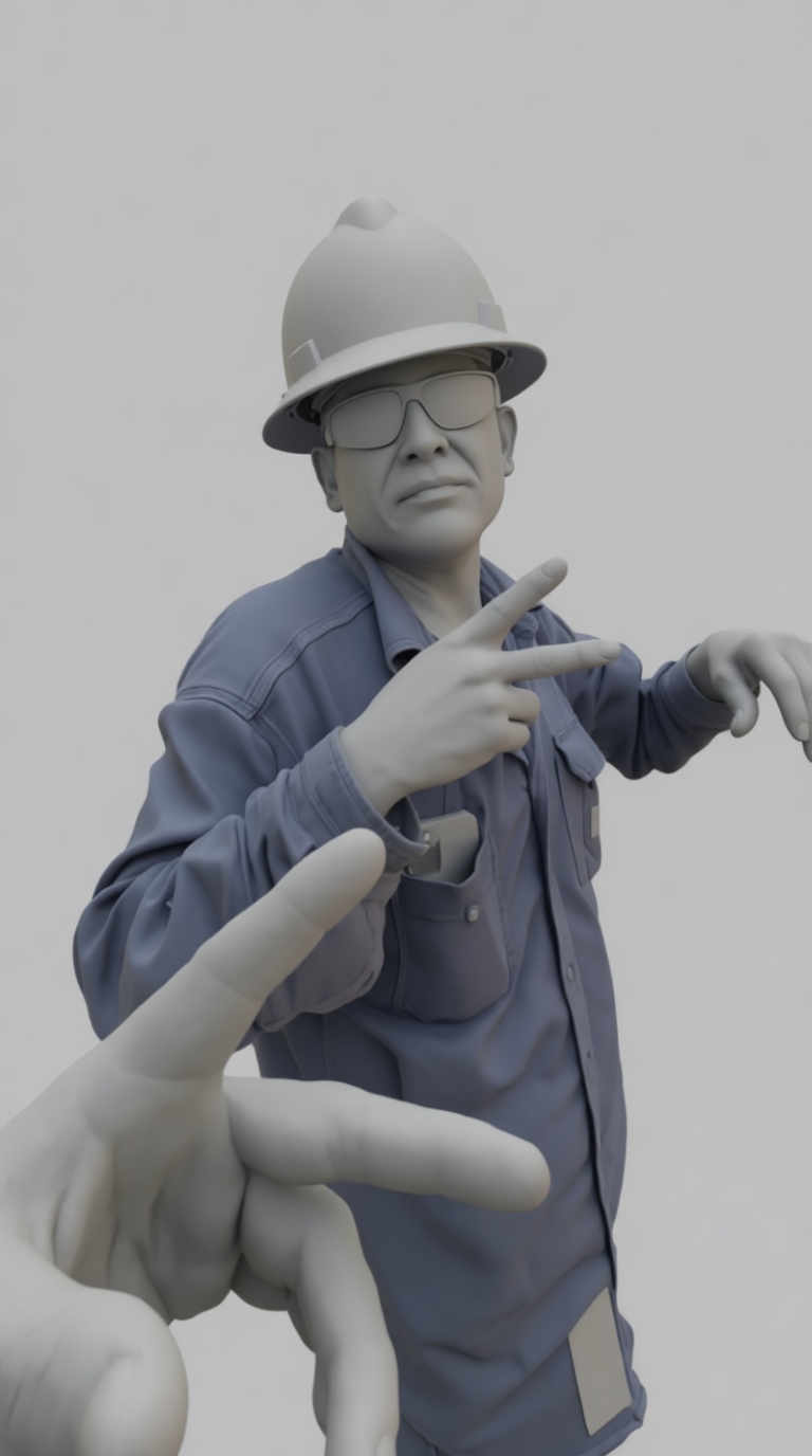 Construction Worker Figurine free 3D printable STL
