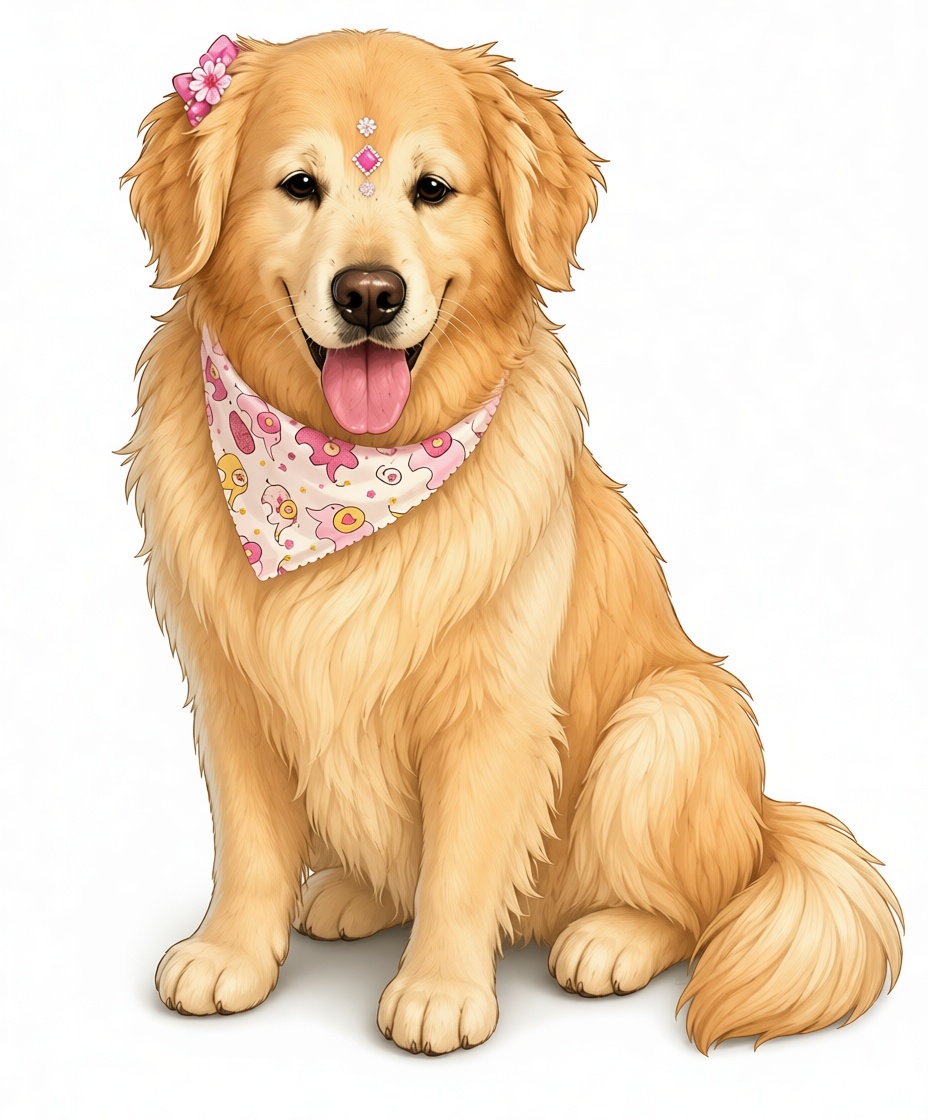 Golden Retriever Figurine free 3D printable STL