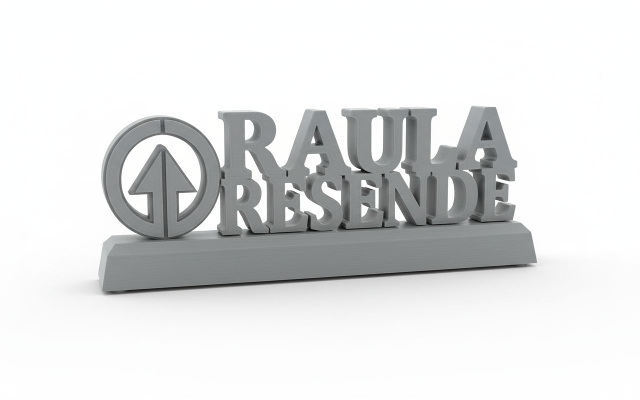 Stylish Nameplate Design free 3D printable STL