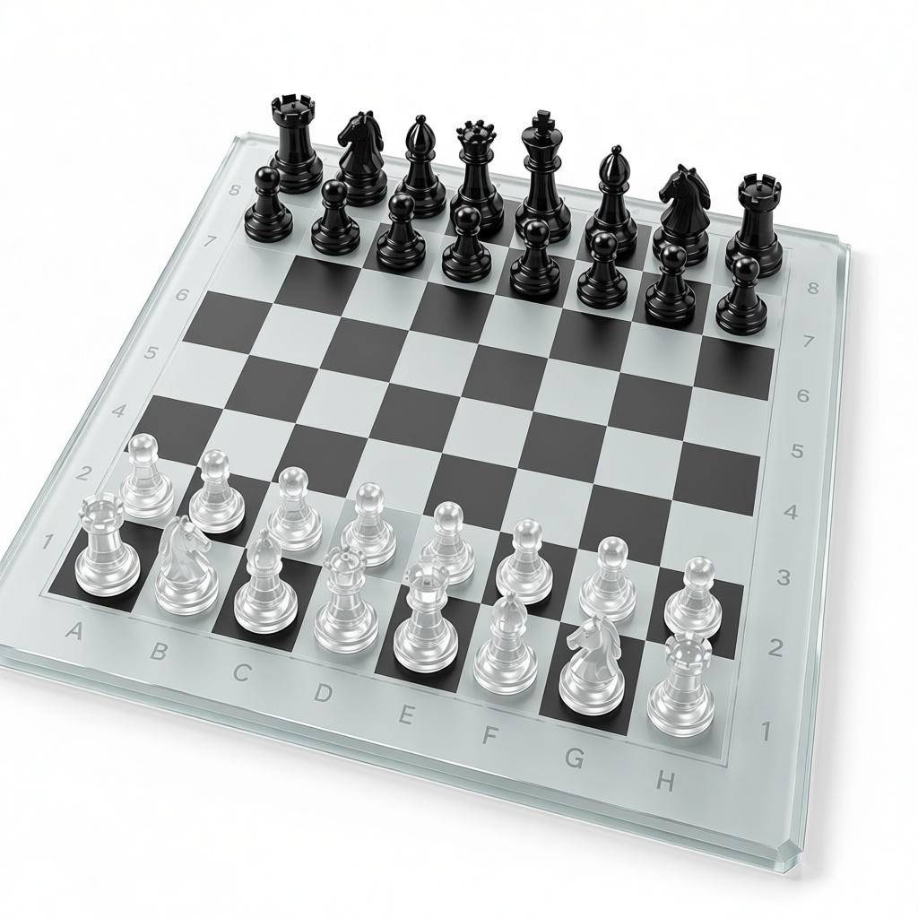 Glass Chess Set free 3D printable STL