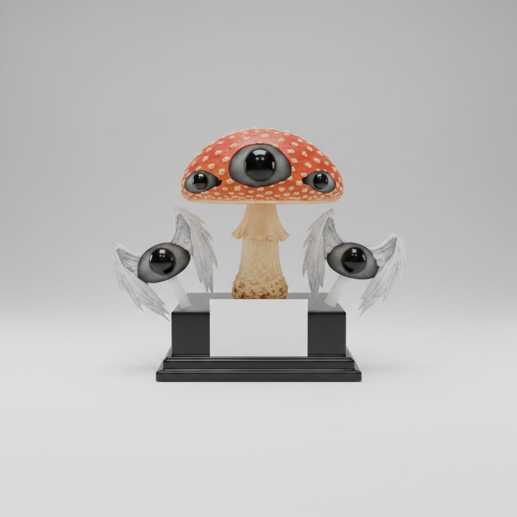 Fly Agaric Mushroom Sculpture free 3D printable STL