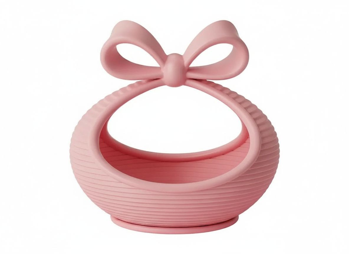 Bow Basket Sculpture free 3D printable STL