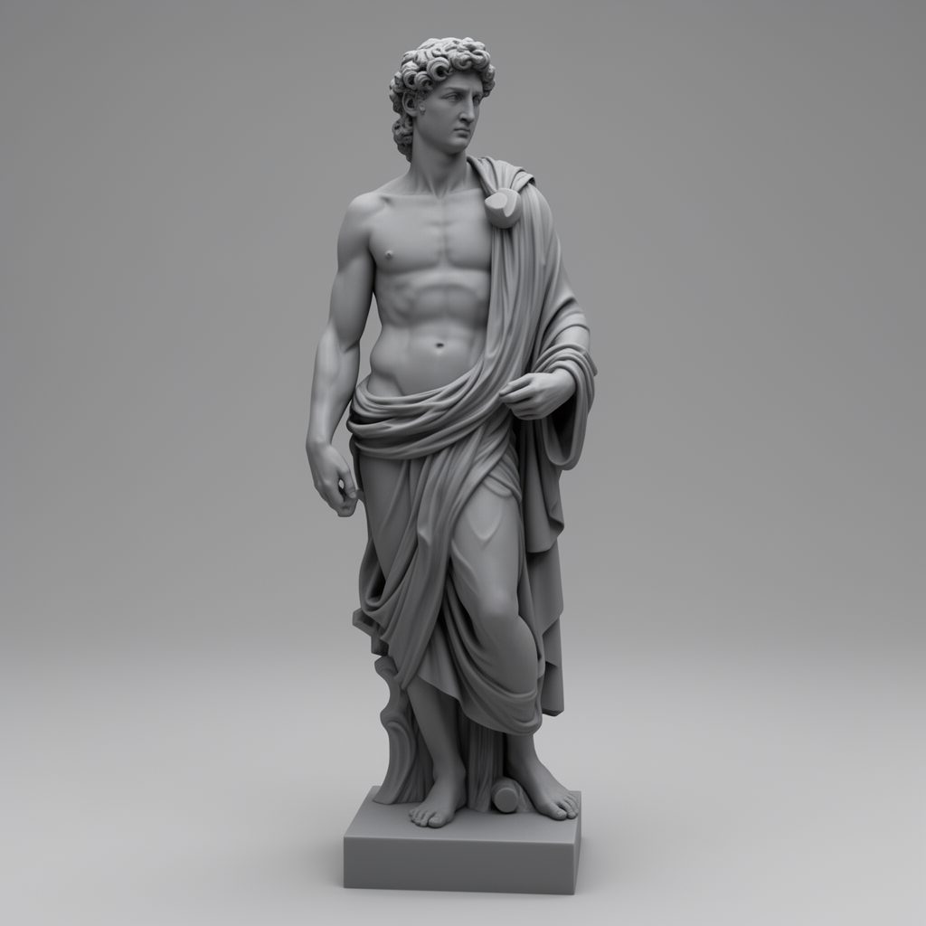 Michelangelo David Statue free 3D printable STL
