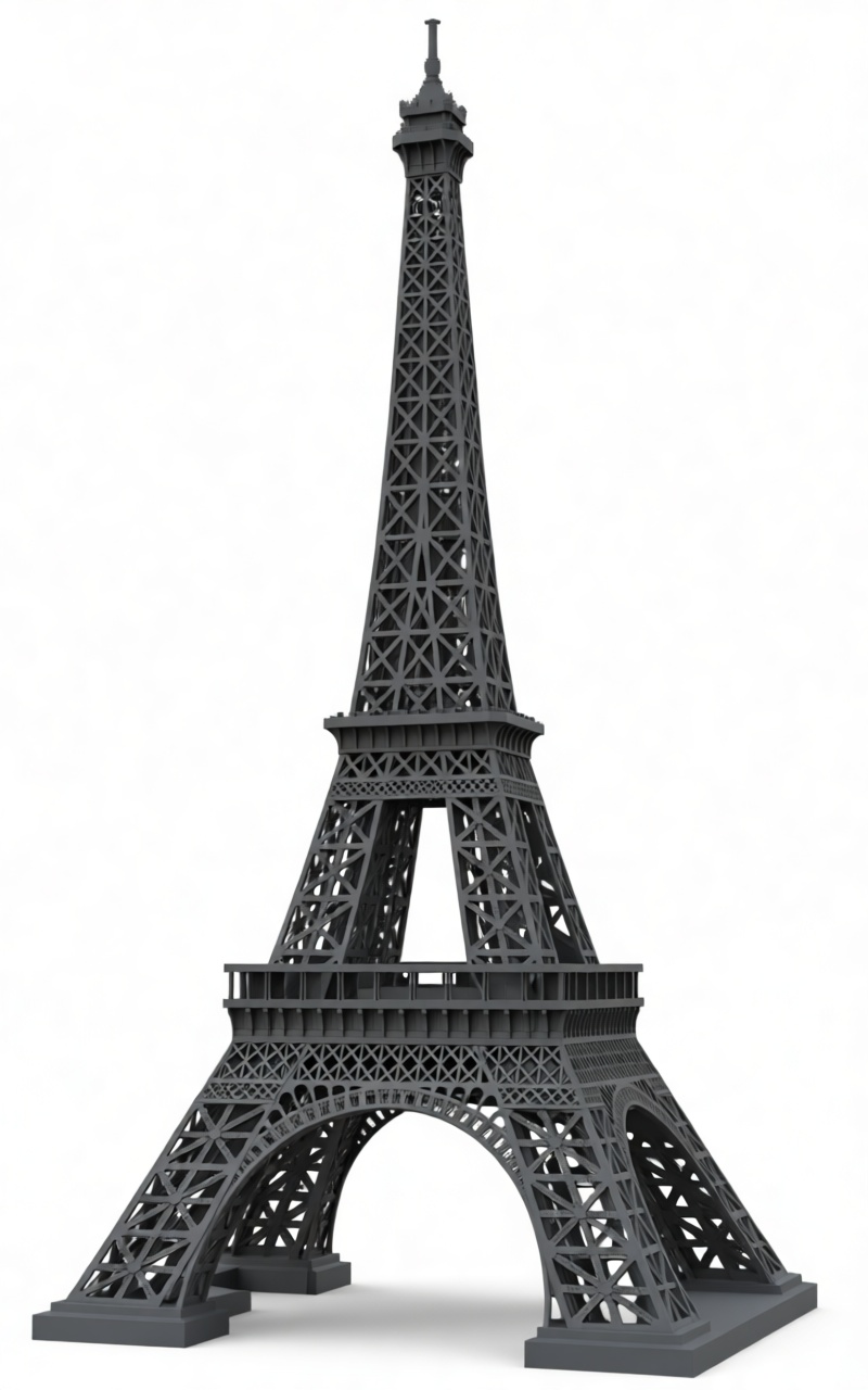 Eiffel Tower Model free 3D printable STL