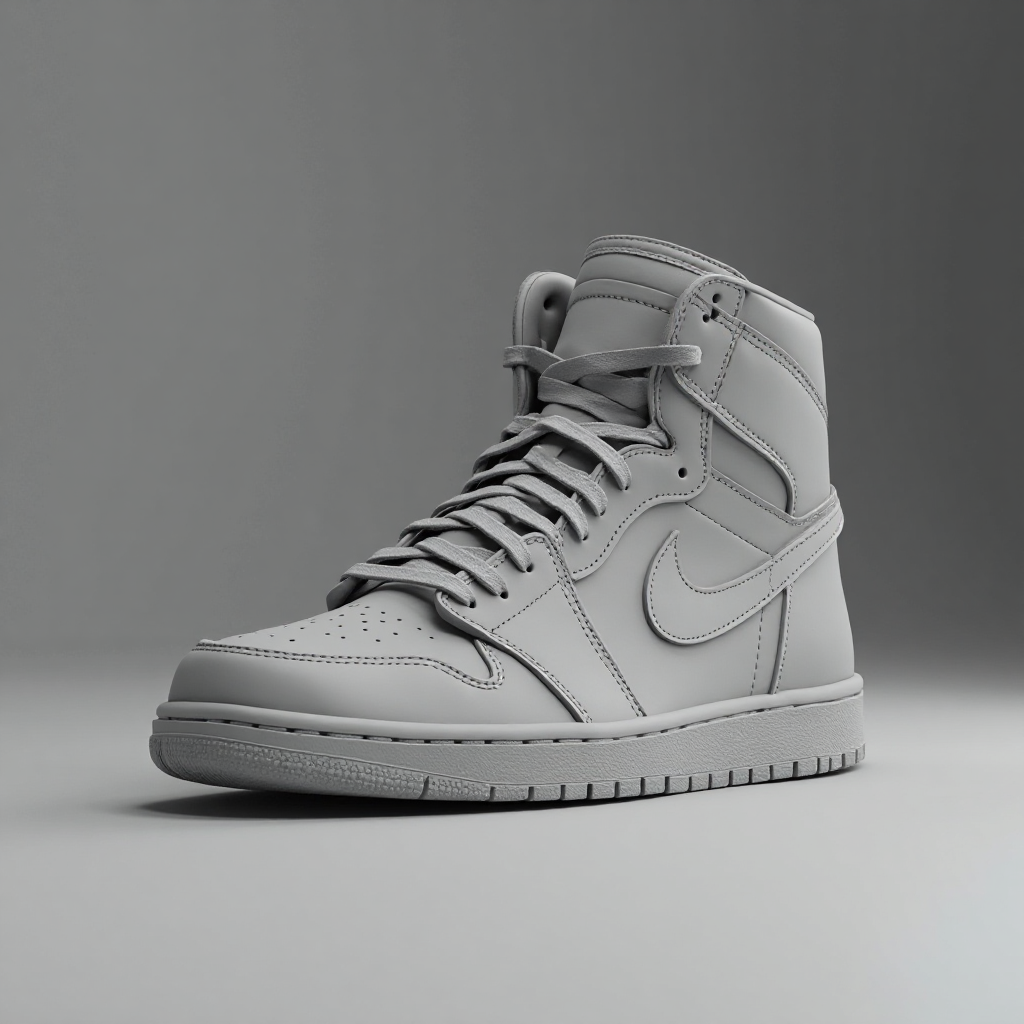 Jordan Retro 1 Sneaker Model free 3D printable STL