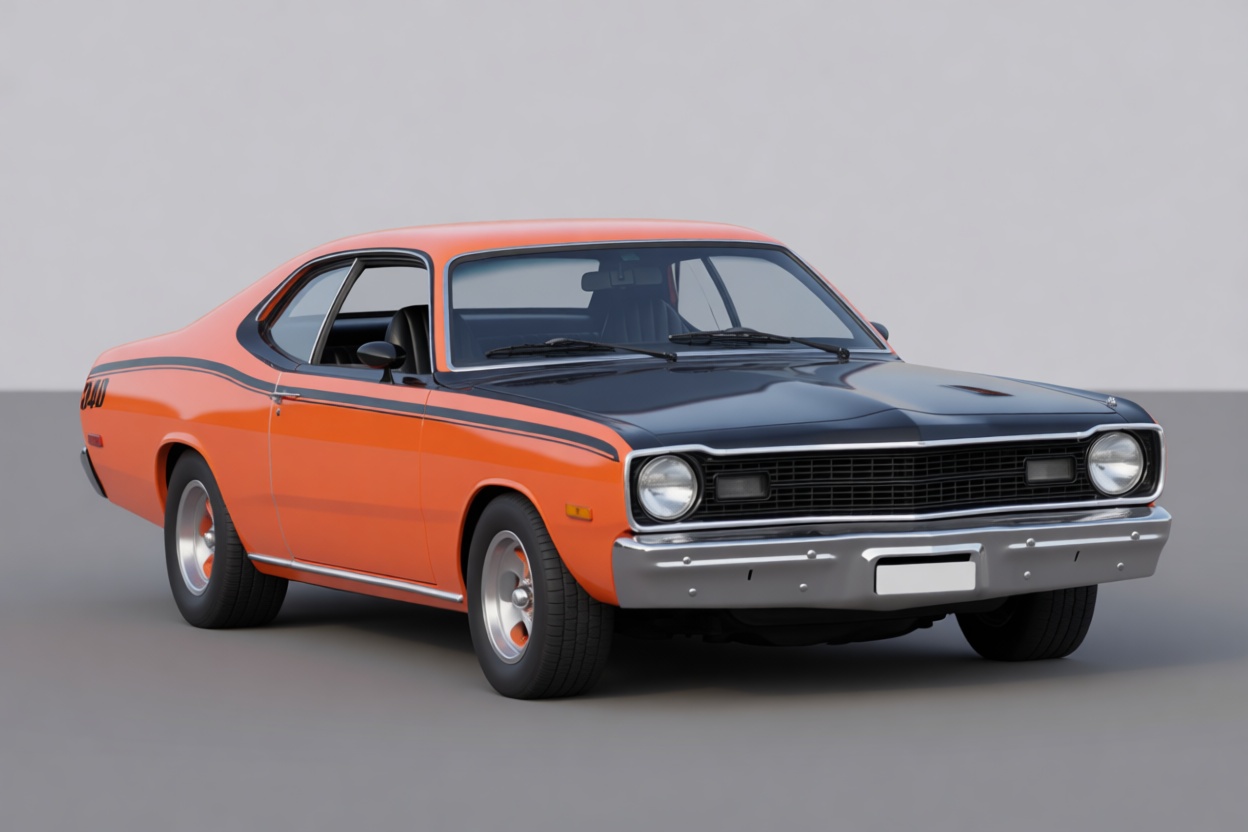 Plymouth Duster 340 Model free 3D printable STL