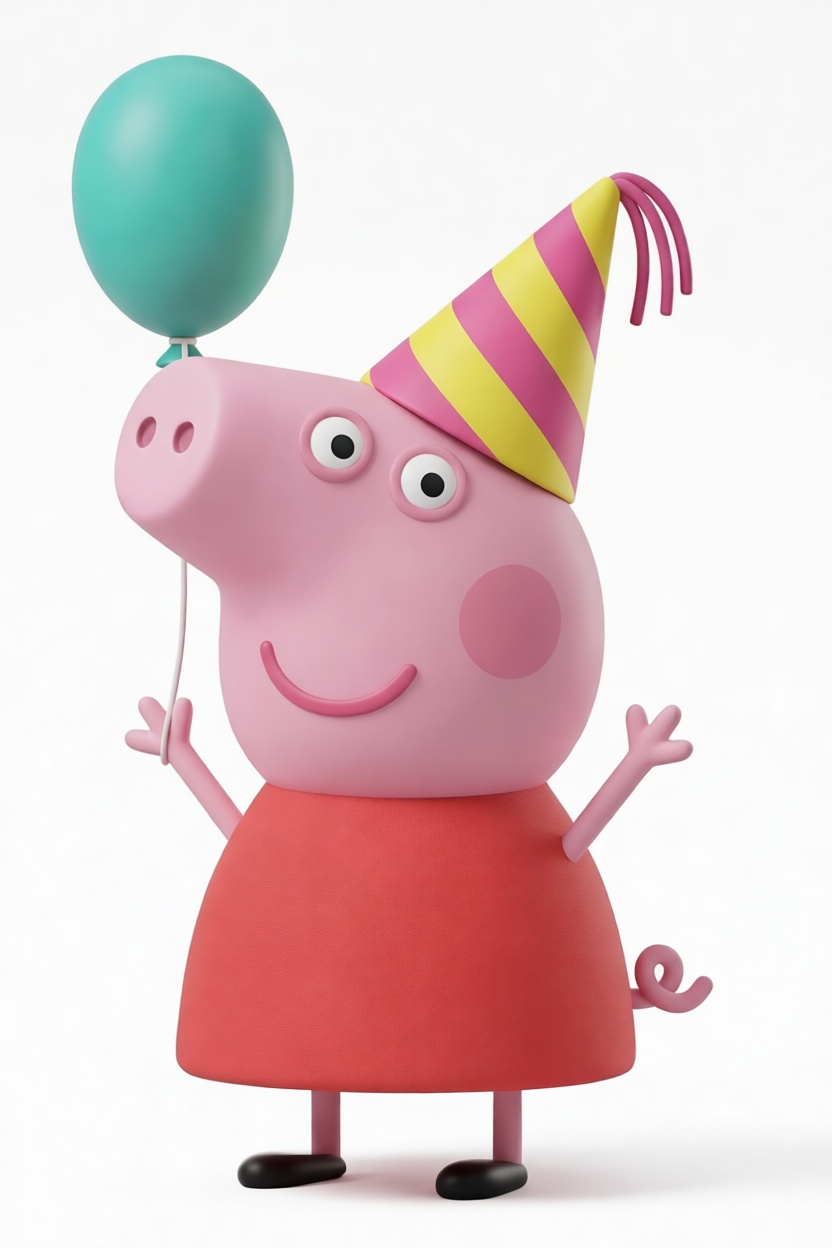 Peppa Pig Figurine free 3D printable STL
