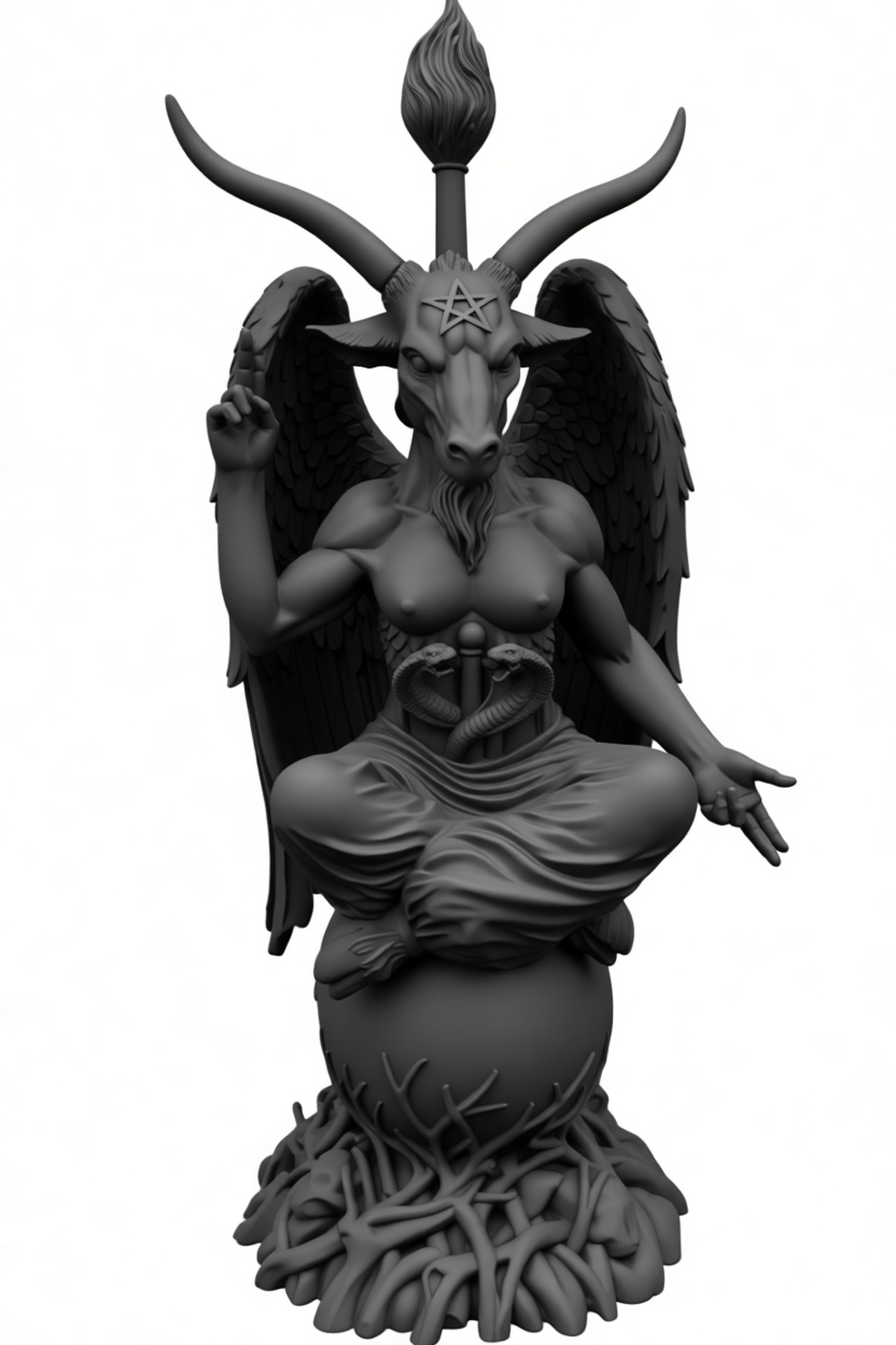 Baphomet Statue free 3D printable STL