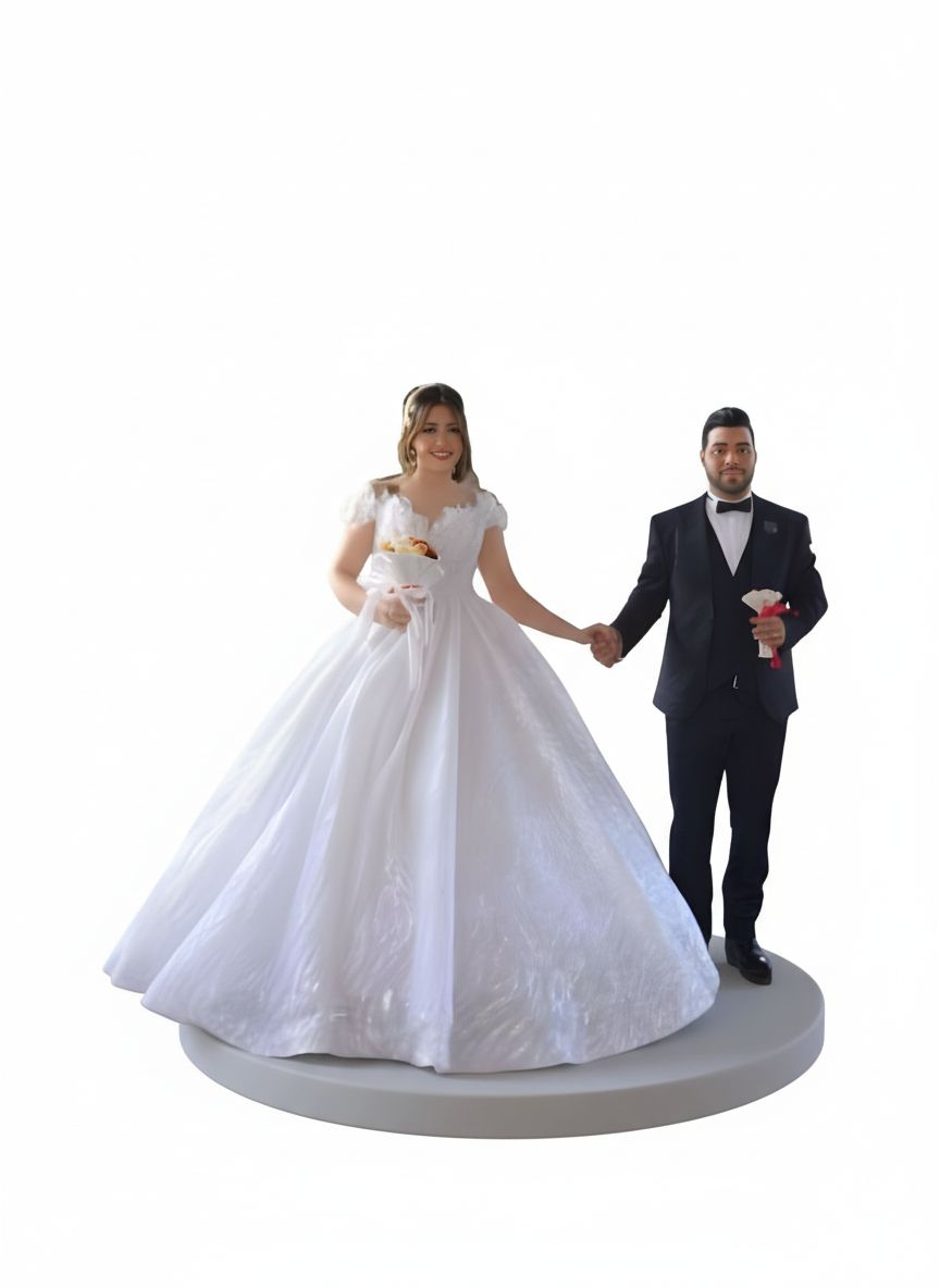 Wedding Couple Figurine free 3D printable STL