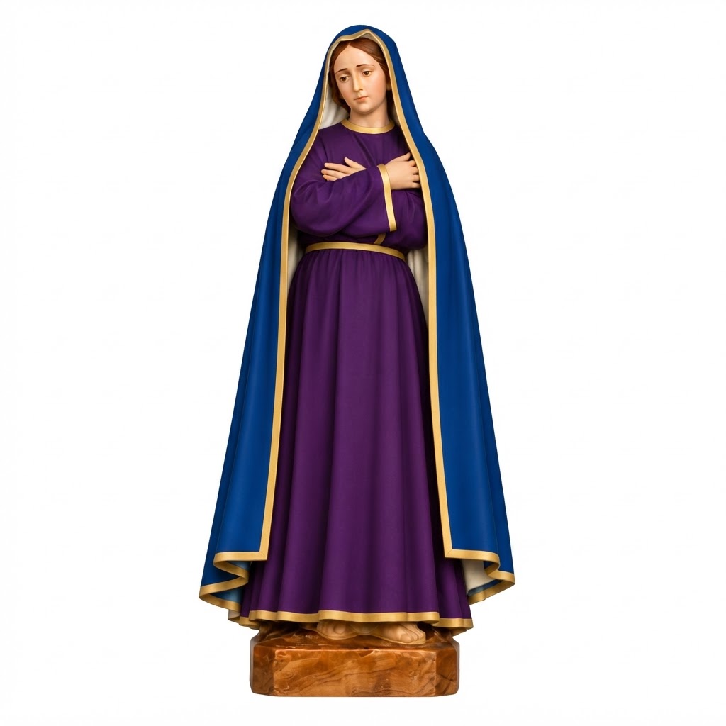 Virgin Mary Statue free 3D printable STL