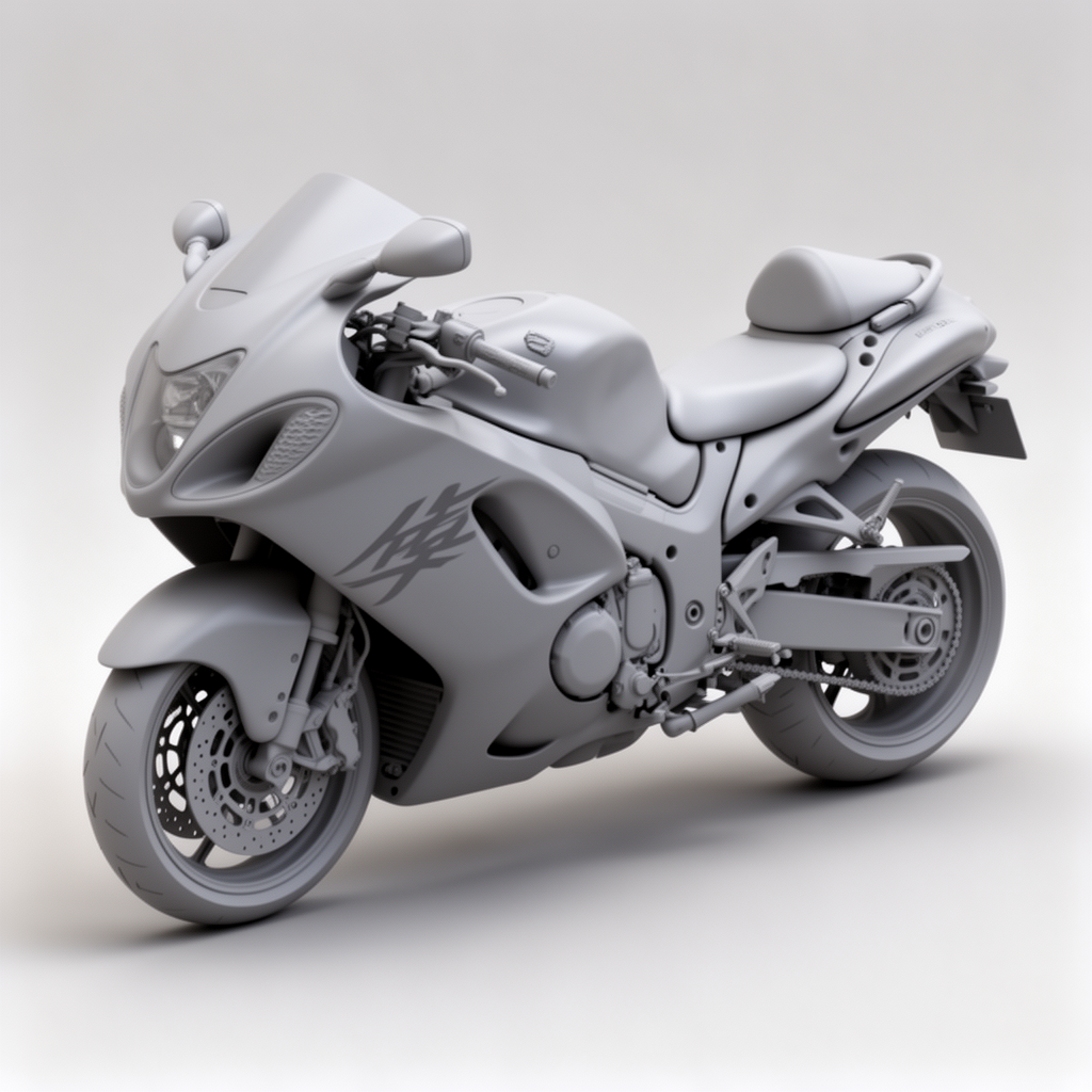 Suzuki Hayabusa Model free 3D printable STL
