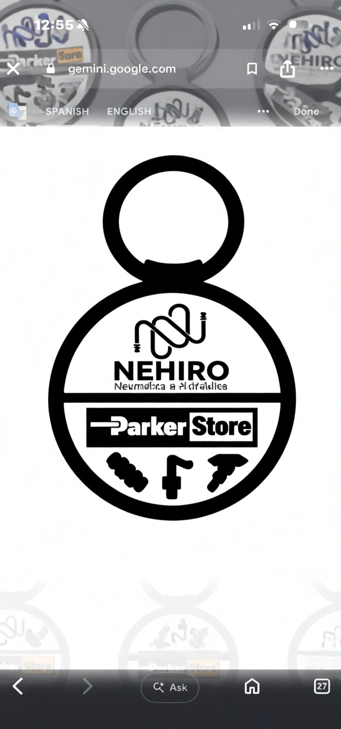 Nehíro Parker Store Keychain free 3D printable STL