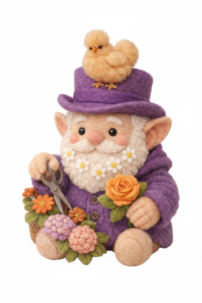 Whimsical Garden Gnome free 3D printable STL