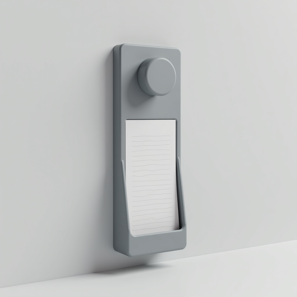 Magnetic Grocery List Holder free 3D printable STL