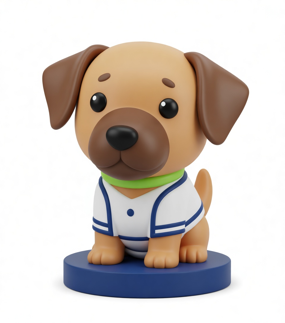 Cartoon Beagle Figurine free 3D printable STL