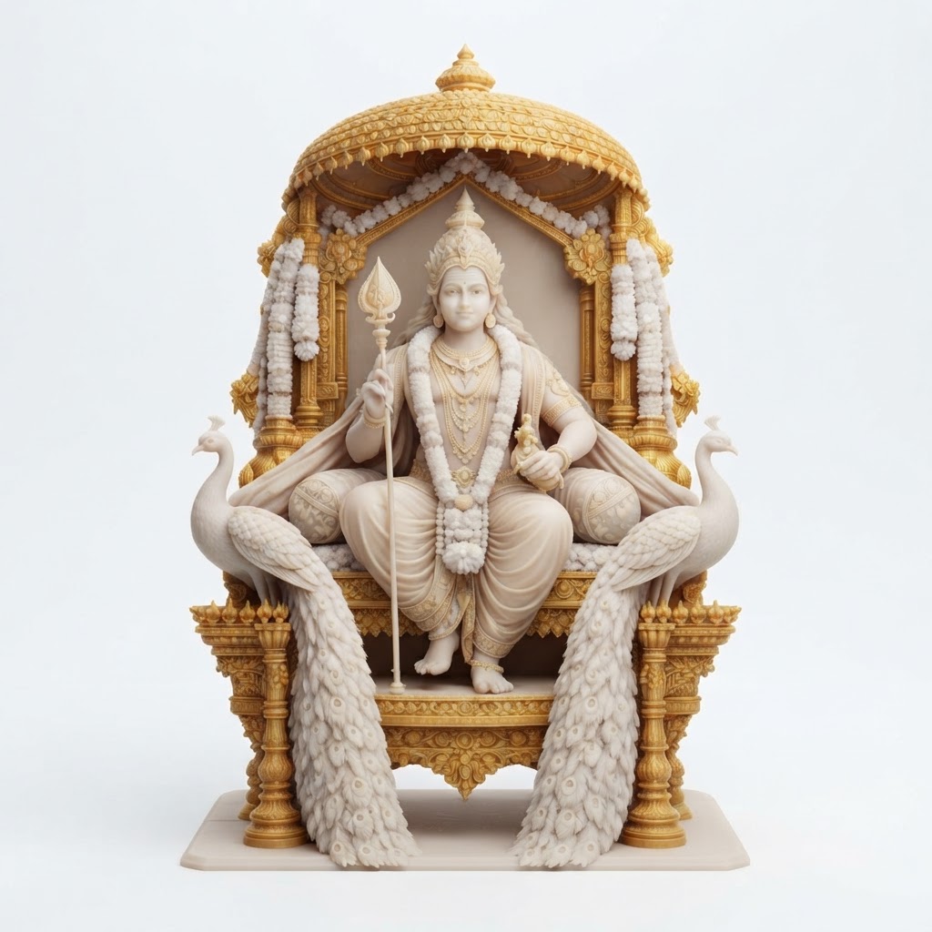 Murugan Statue Throne free 3D printable STL