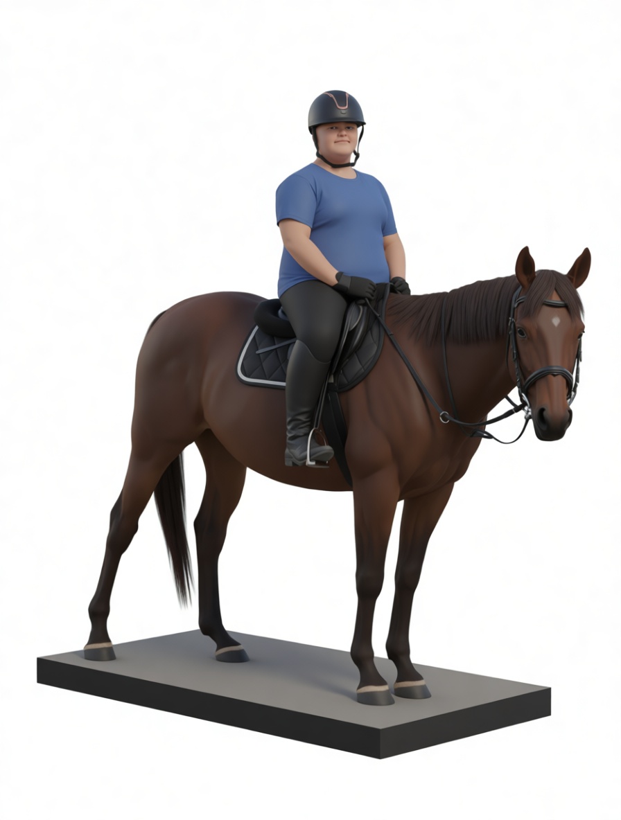Horse Rider Figurine free 3D printable STL