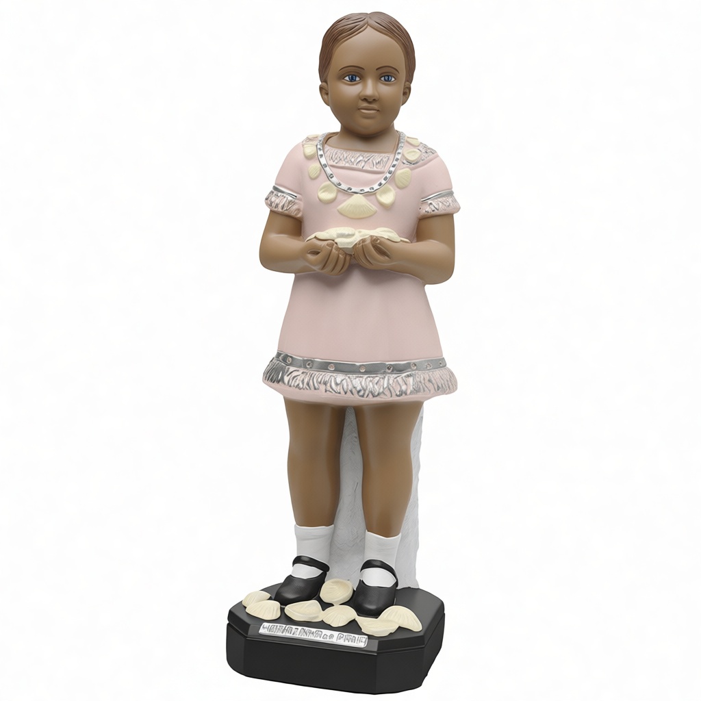 Seashell Girl Figurine free 3D printable STL