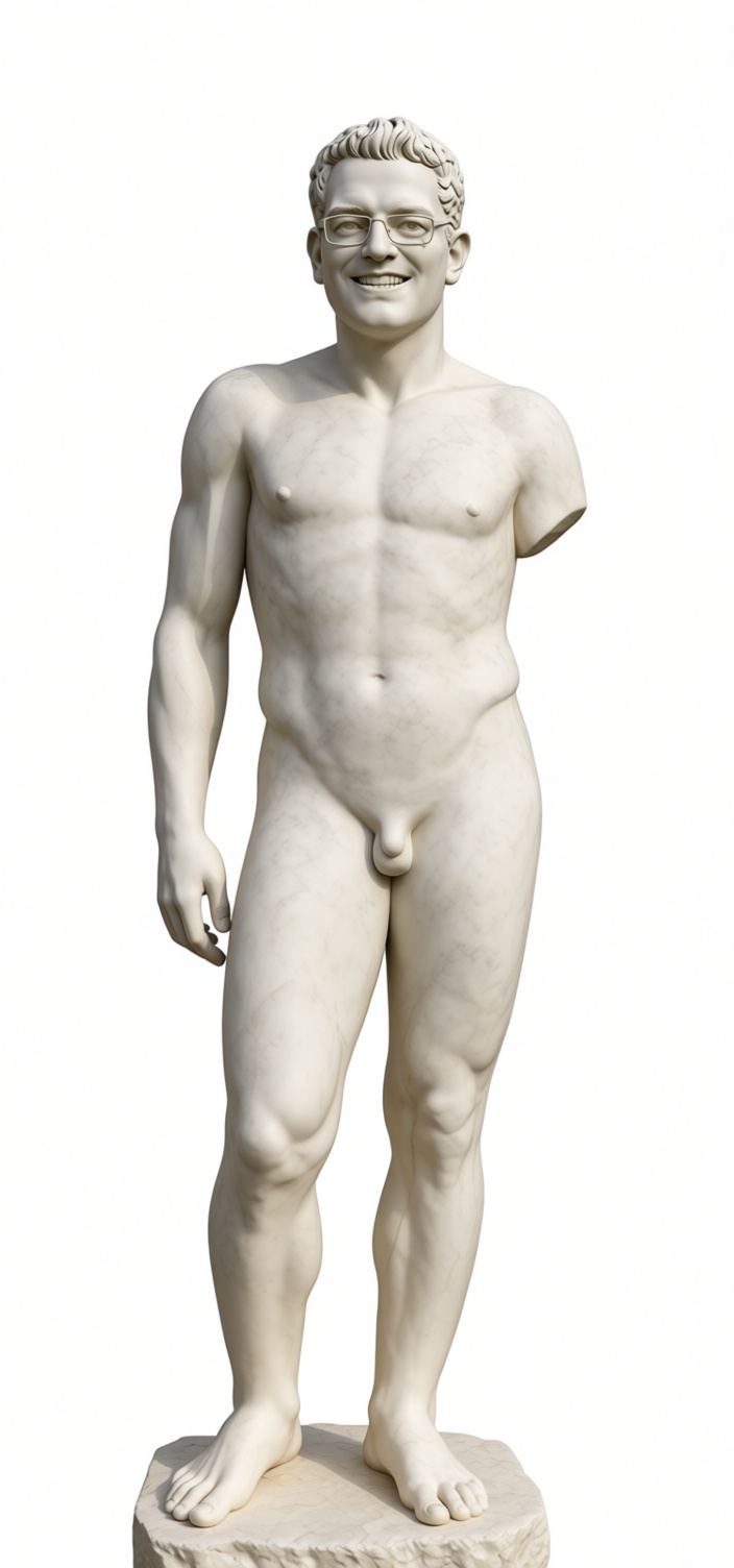 Modern David Statue free 3D printable STL