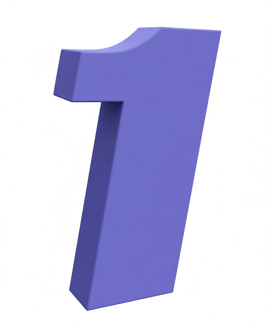 Number One Model free 3D printable STL