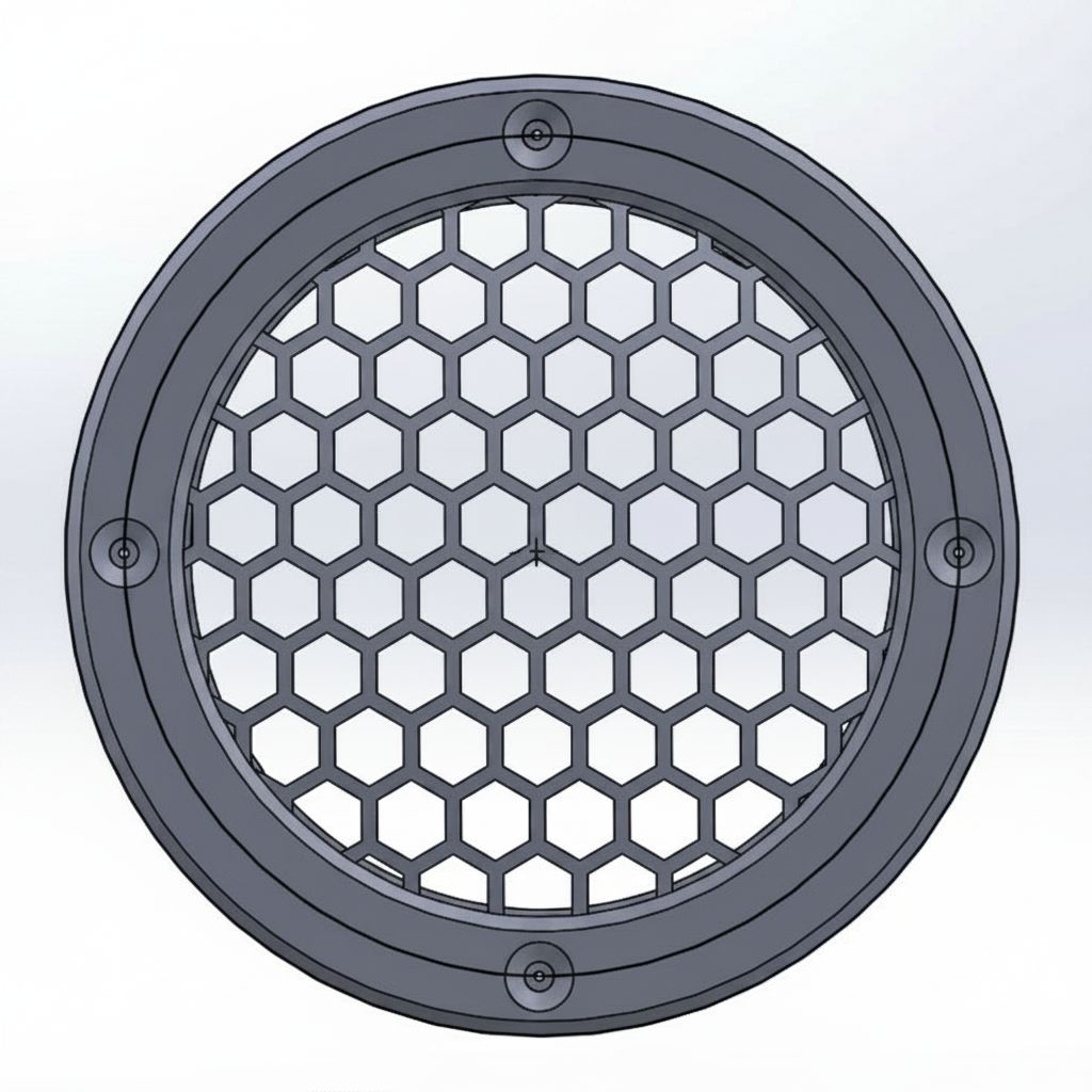 Honeycomb Vent Cover free 3D printable STL