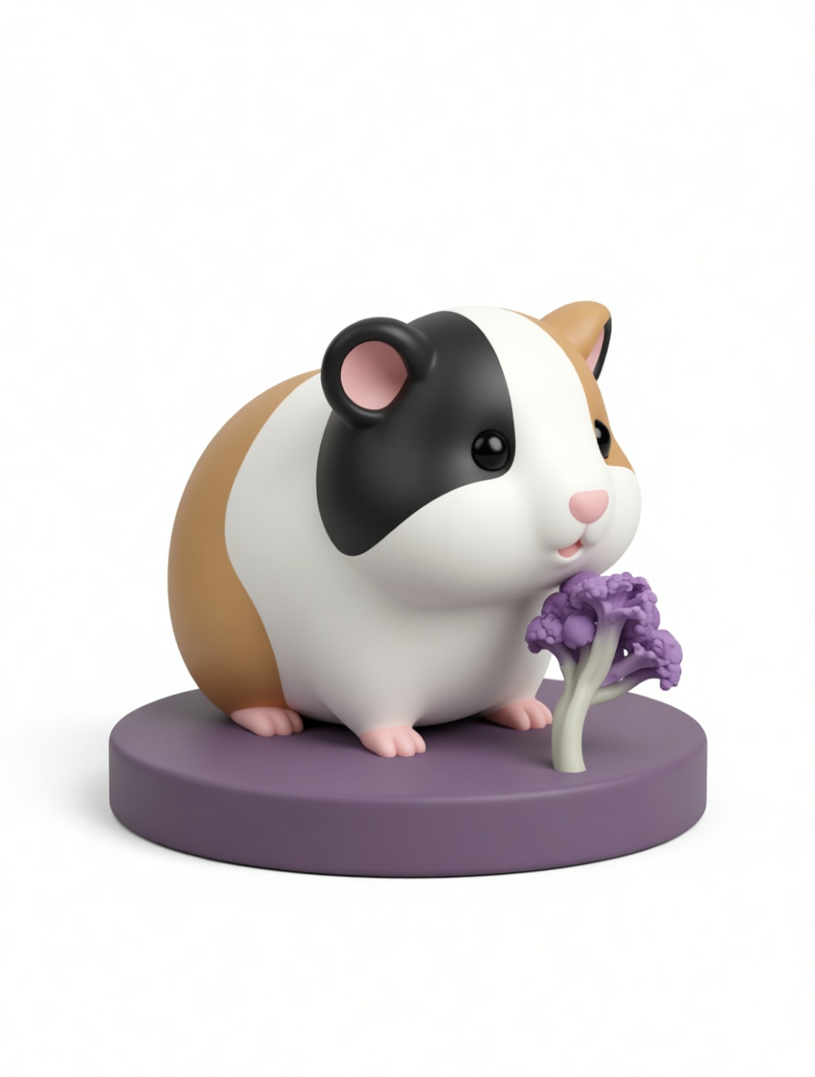 Guinea Pig Figurine free 3D printable STL