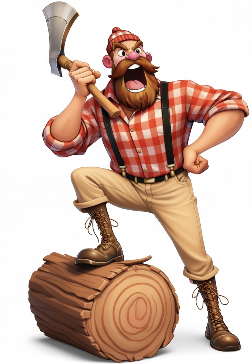 Lumberjack Figure free 3D printable STL