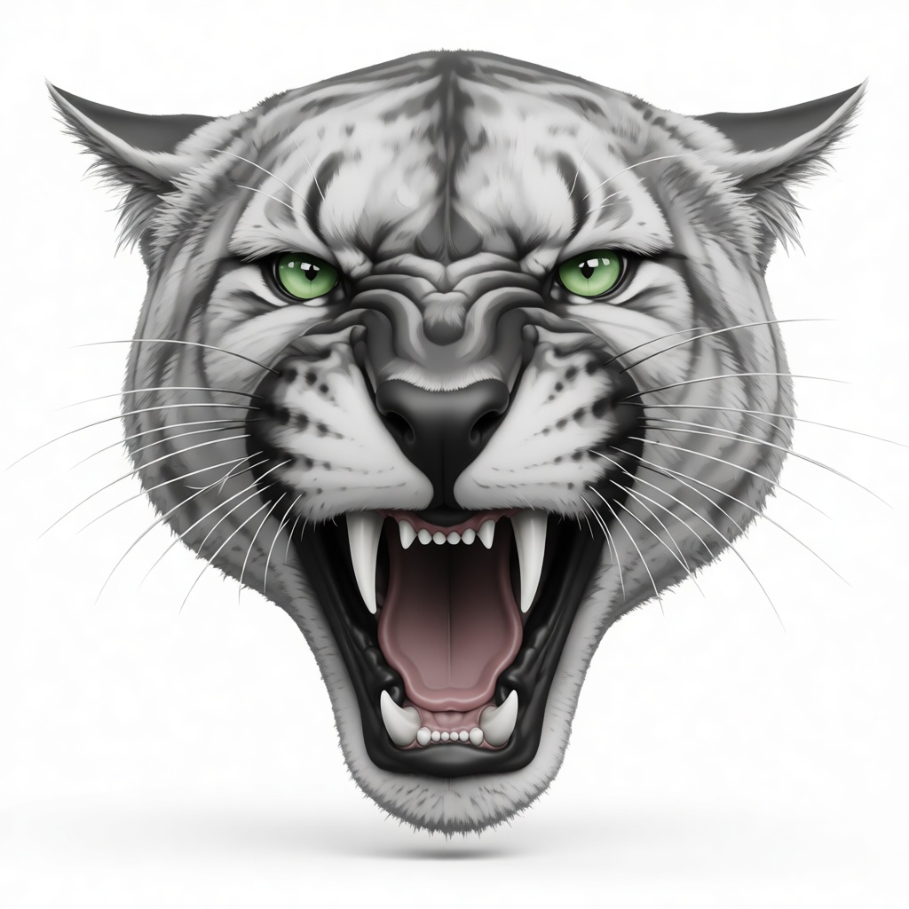 Snow Leopard Head Bust free 3D printable STL