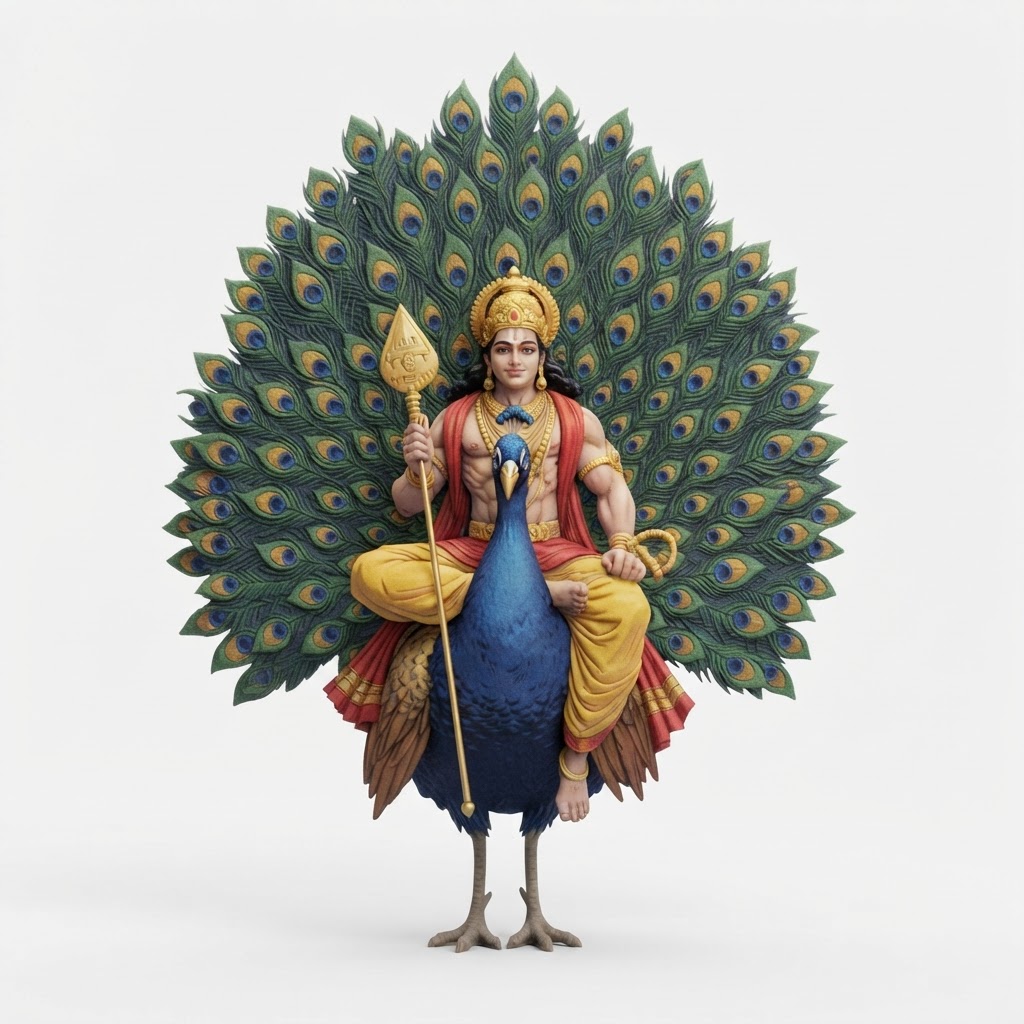Kartikeya Statue free 3D printable STL