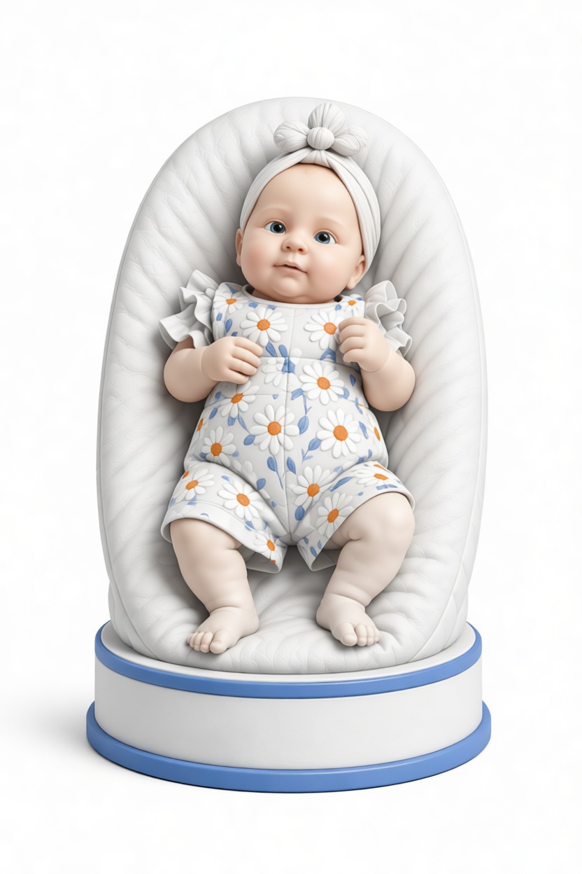Baby Girl Figurine free 3D printable STL