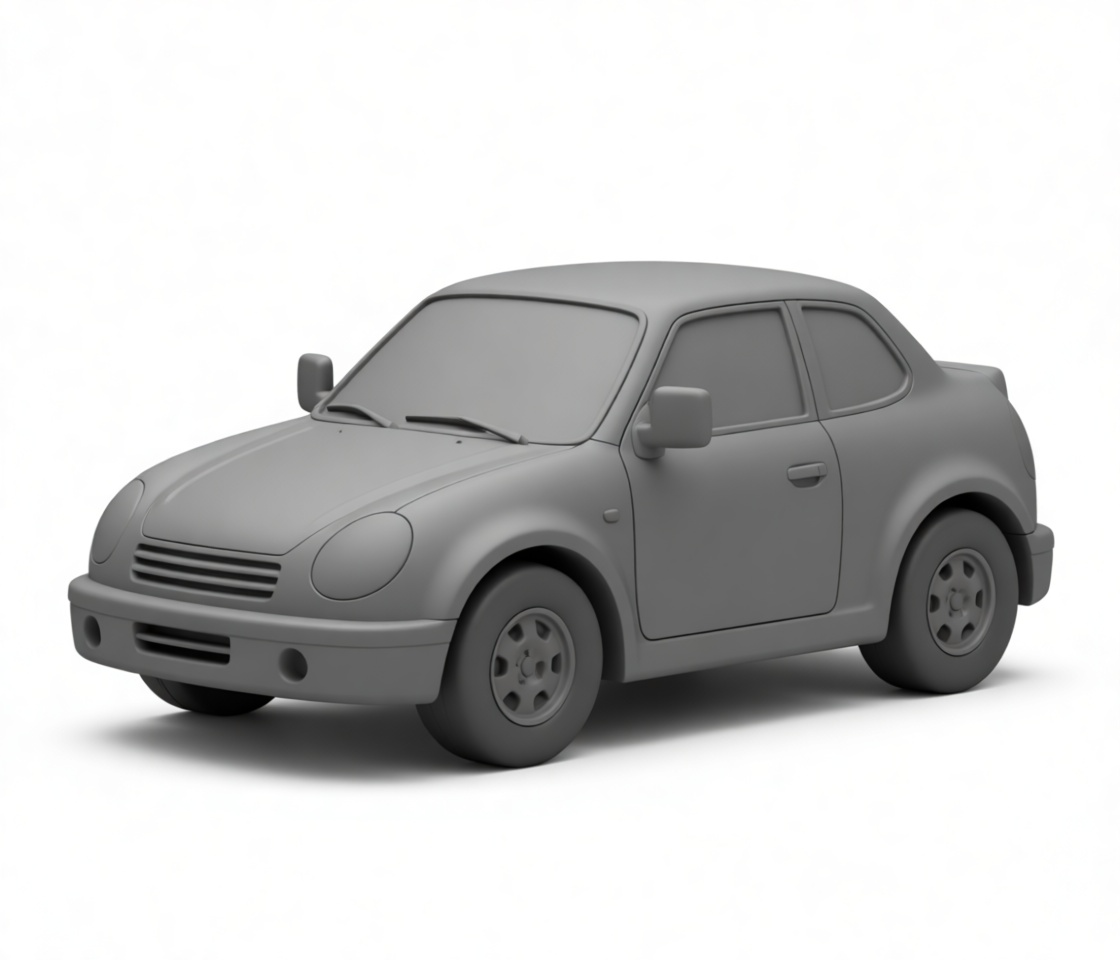 Nissan Figaro Model free 3D printable STL