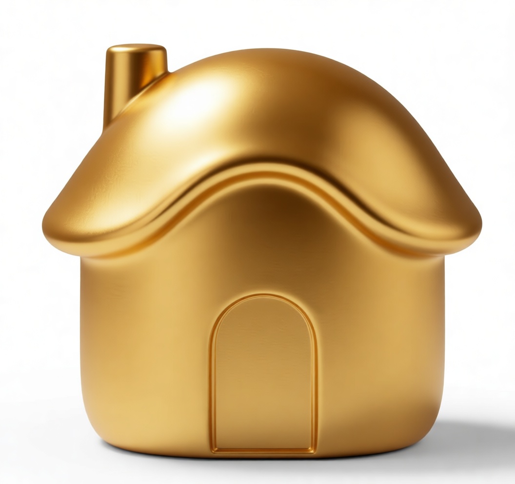 Stylized House Model free 3D printable STL