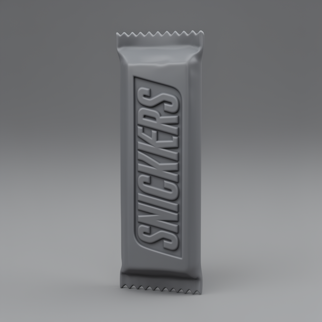 Snickers Bar Model free 3D printable STL
