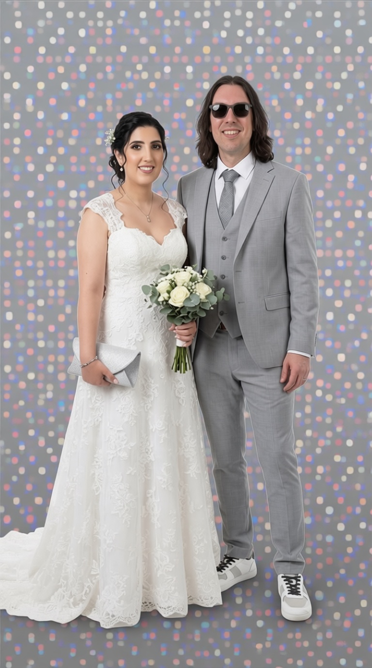 Wedding Couple Photo free 3D printable STL