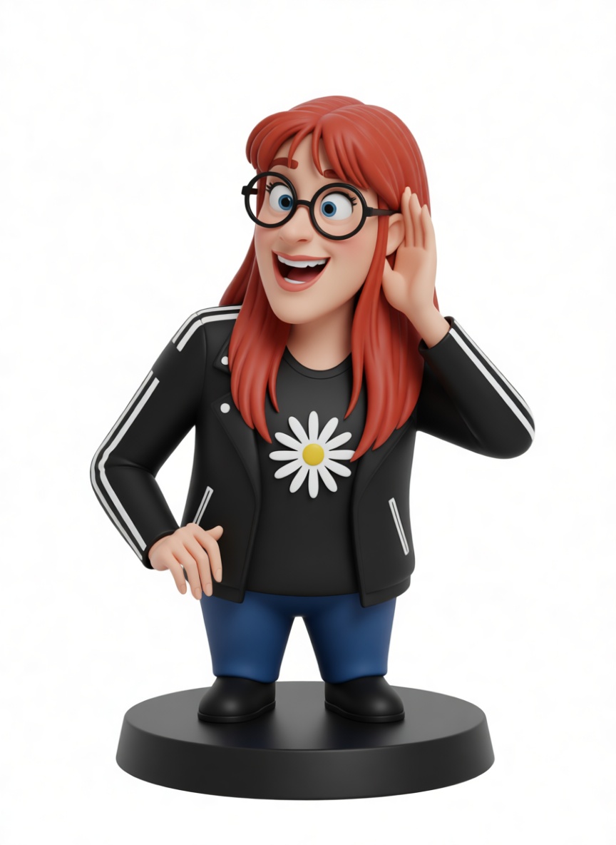 Redhead Girl Figurine free 3D printable STL