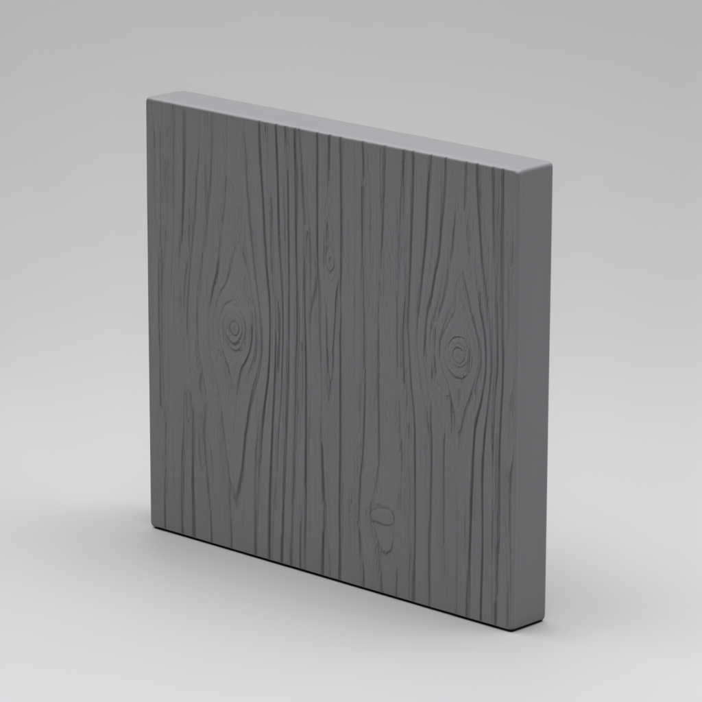 Wooden Plaque 175mm free 3D printable STL