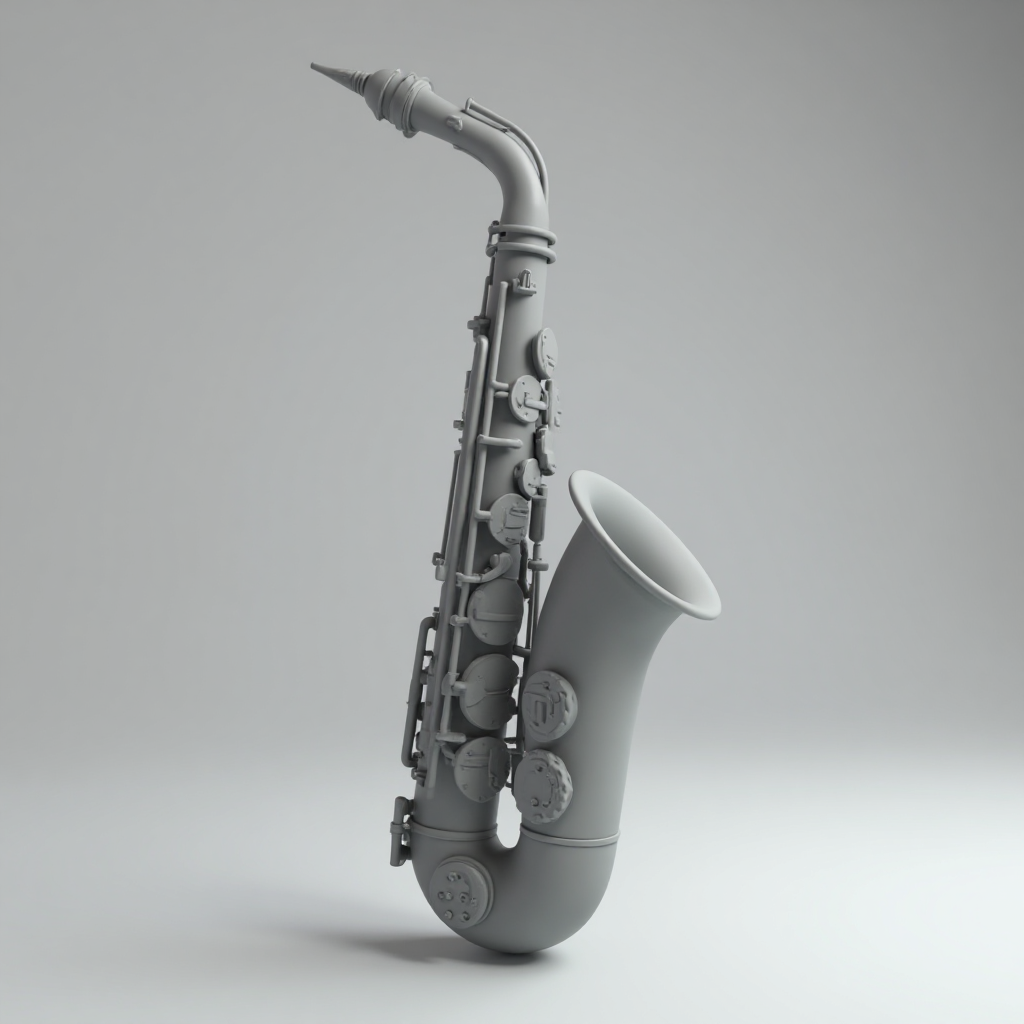 Saxophone Model free 3D printable STL