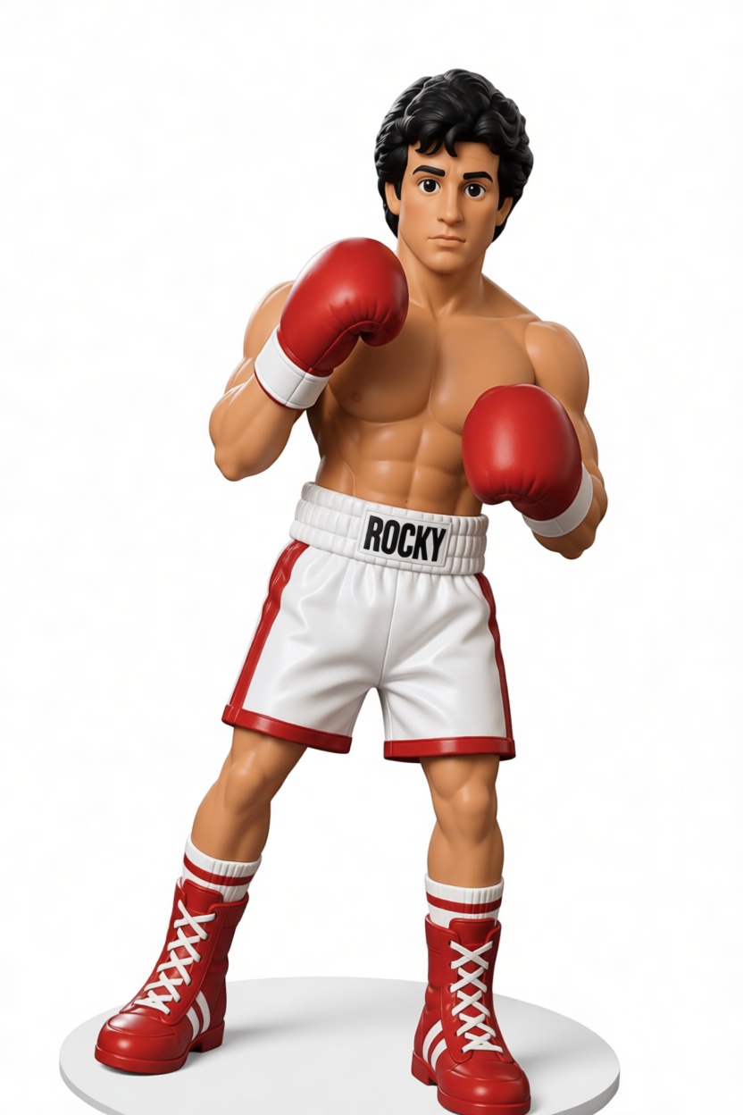 Rocky Balboa Figurine free 3D printable STL