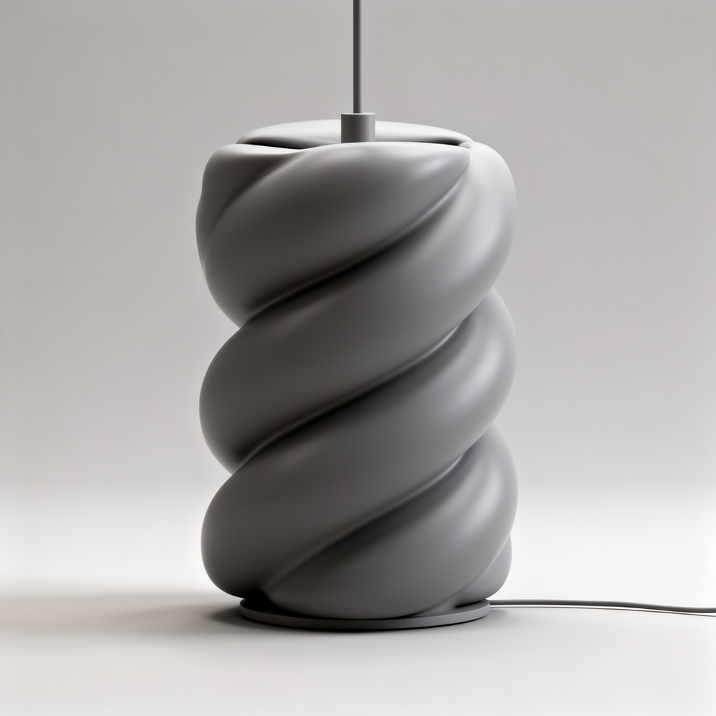 Marshmallow Lampshade Model free 3D printable STL