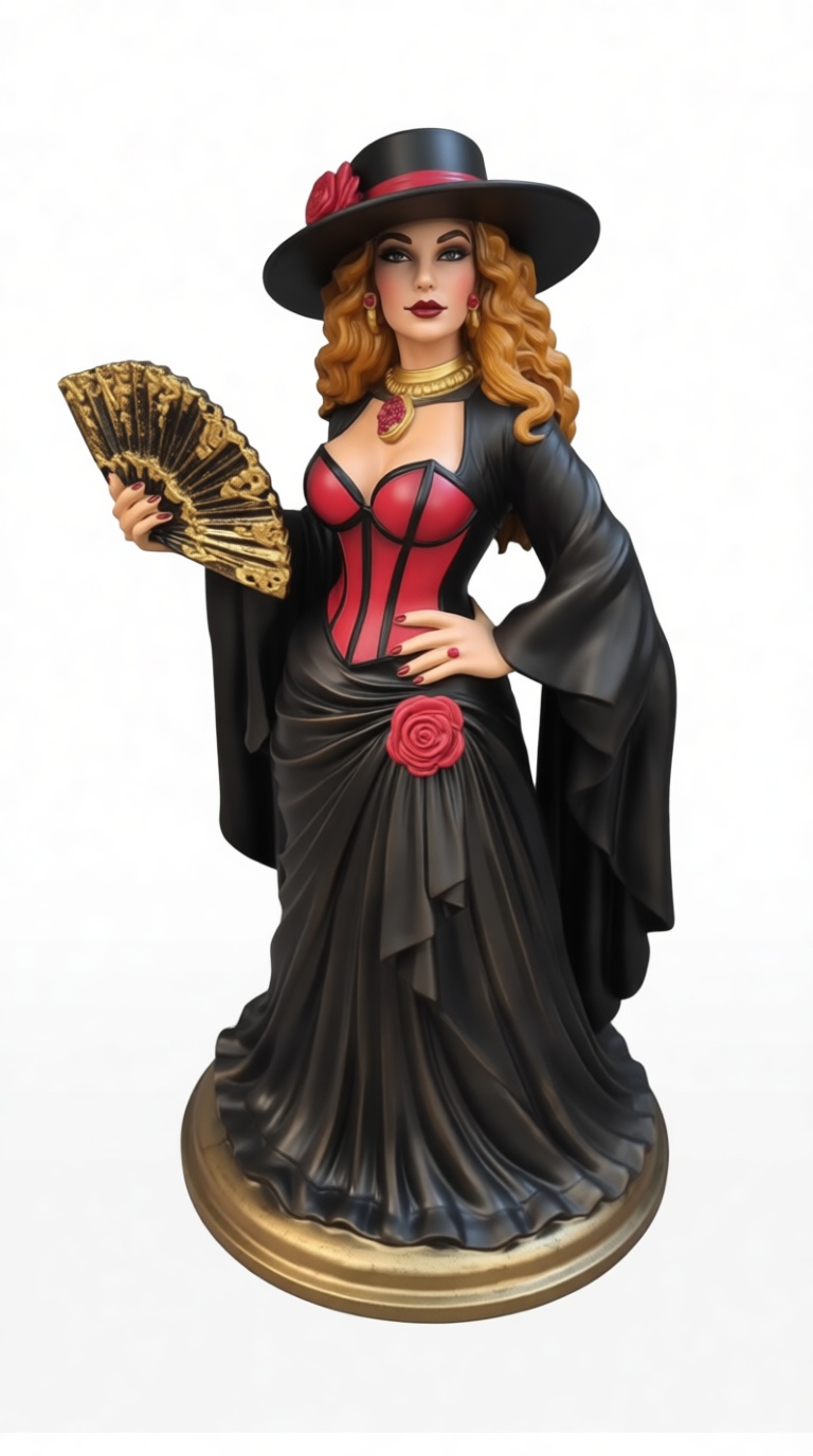 Flamenco Dancer Figurine free 3D printable STL