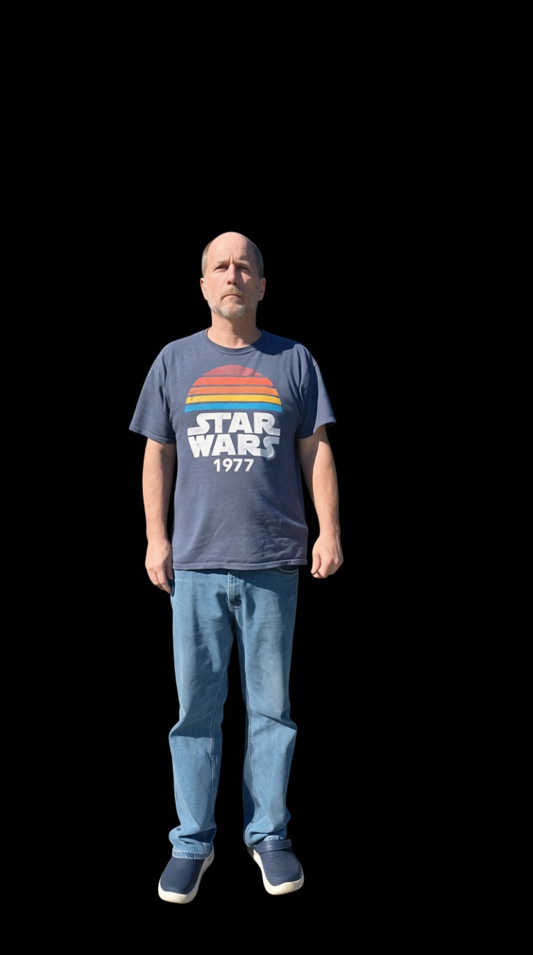 Middle-Aged Man Model free 3D printable STL