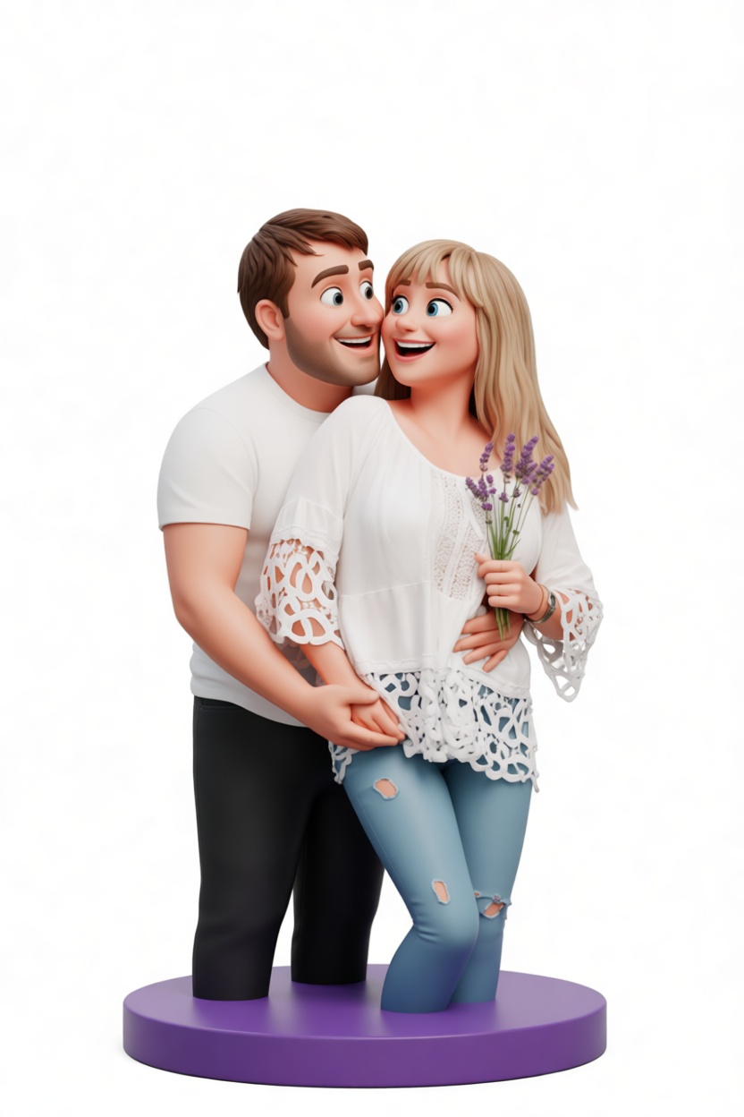Romantic Couple Figurine free 3D printable STL