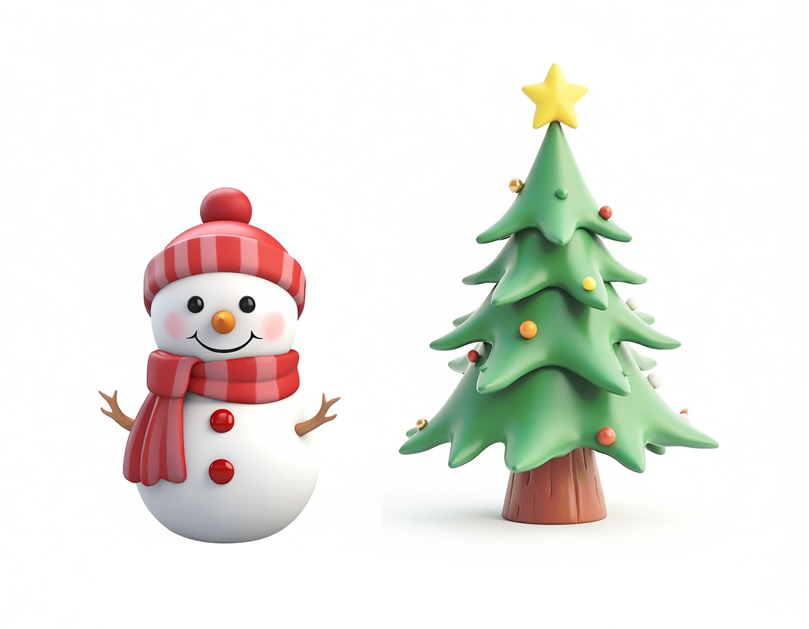 Christmas Snowman Figurine free 3D printable STL