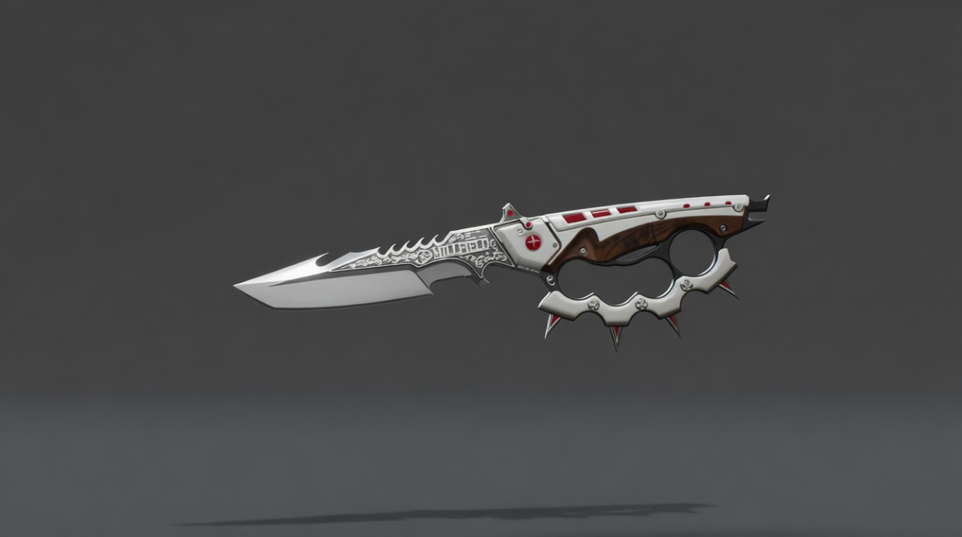 Fantasy Combat Knife free 3D printable STL
