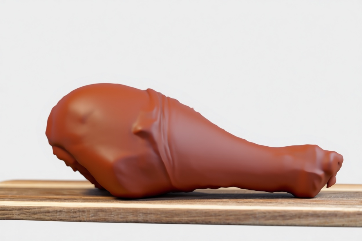 Chicken Drumstick Model free 3D printable STL