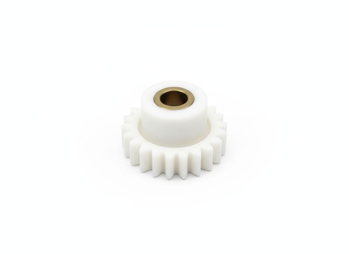 Plastic Gear with Bearing free 3D printable STL