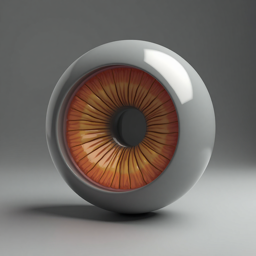 Realistic Ocular Prosthetic Iris free 3D printable STL