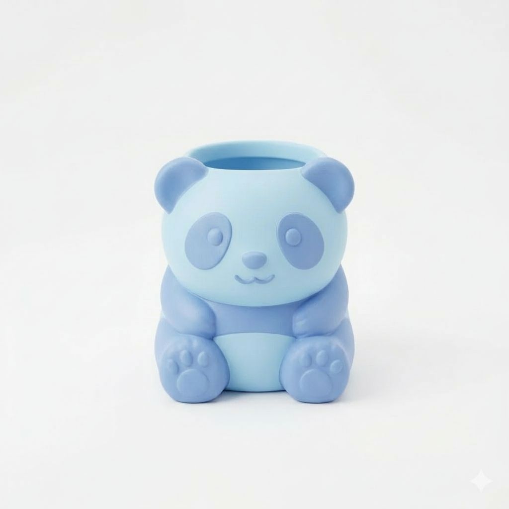 Panda Planter Figurine free 3D printable STL